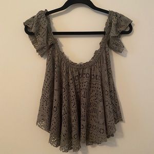 FreePeople eyelet blouse